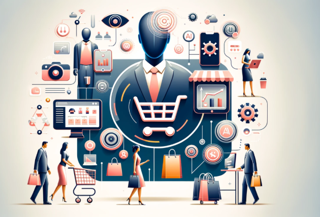 AI in e-commerce and retail, smart shopping and digital commerce